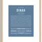 Dinah | Name Art Print