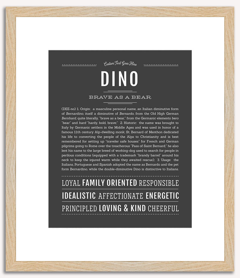 Dino | Name Art Print