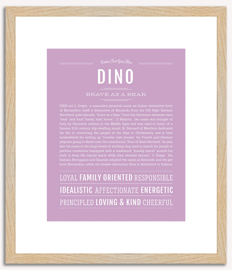 Dino | Name Art Print