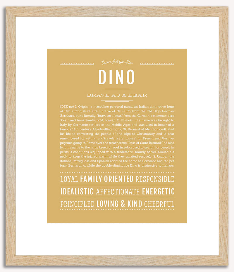 Dino | Name Art Print