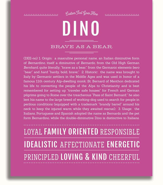 Frame Options | Dark Pink | No Frame