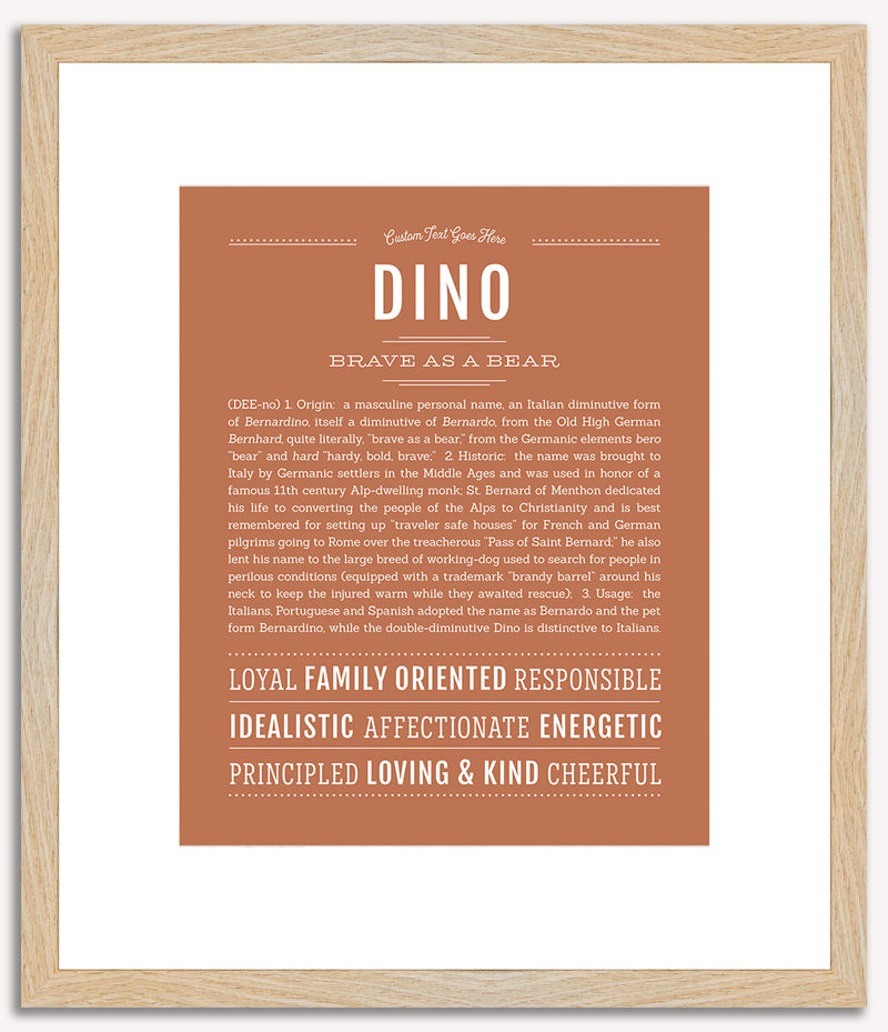 Dino | Name Art Print