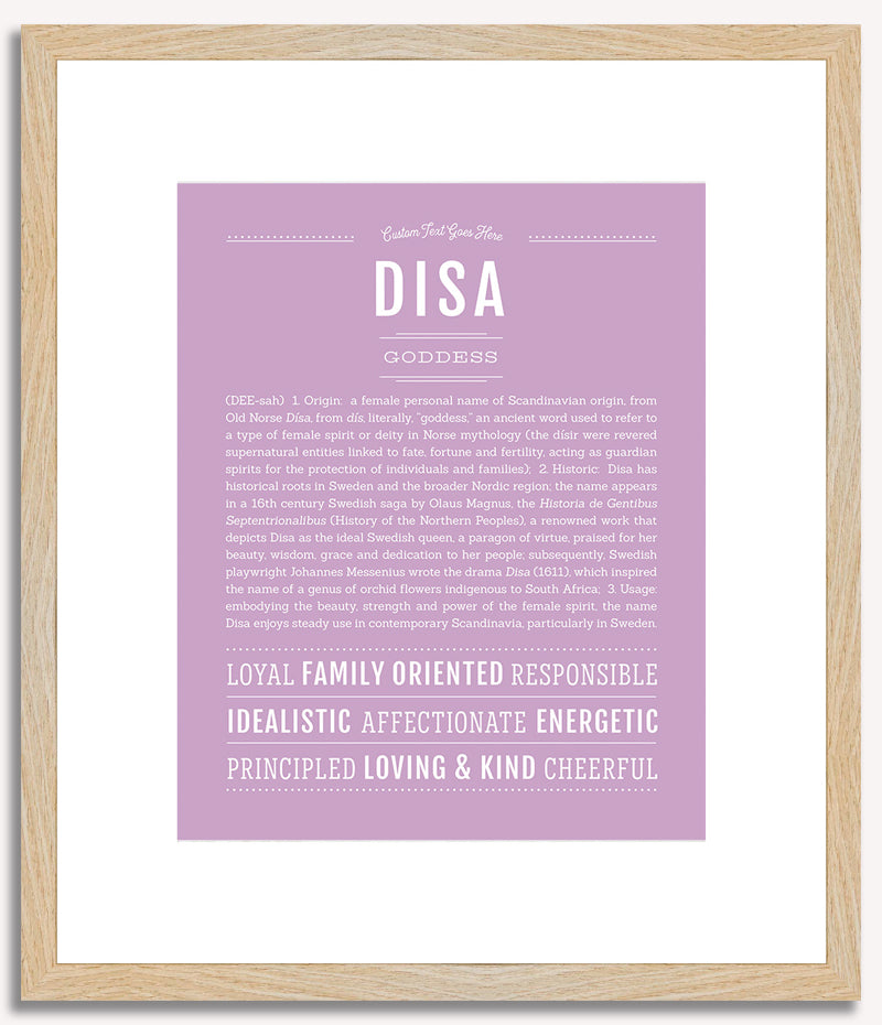 Disa | Name Art Print