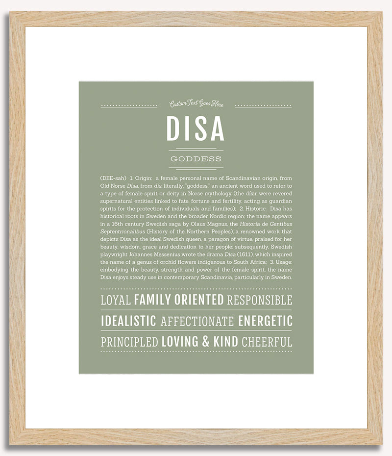 Disa | Name Art Print