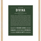 Divina | Name Art Print