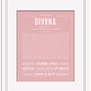 Divina | Name Art Print