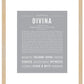 Divina | Name Art Print