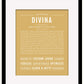 Divina | Name Art Print