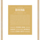Divina | Name Art Print