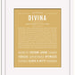 Divina | Name Art Print