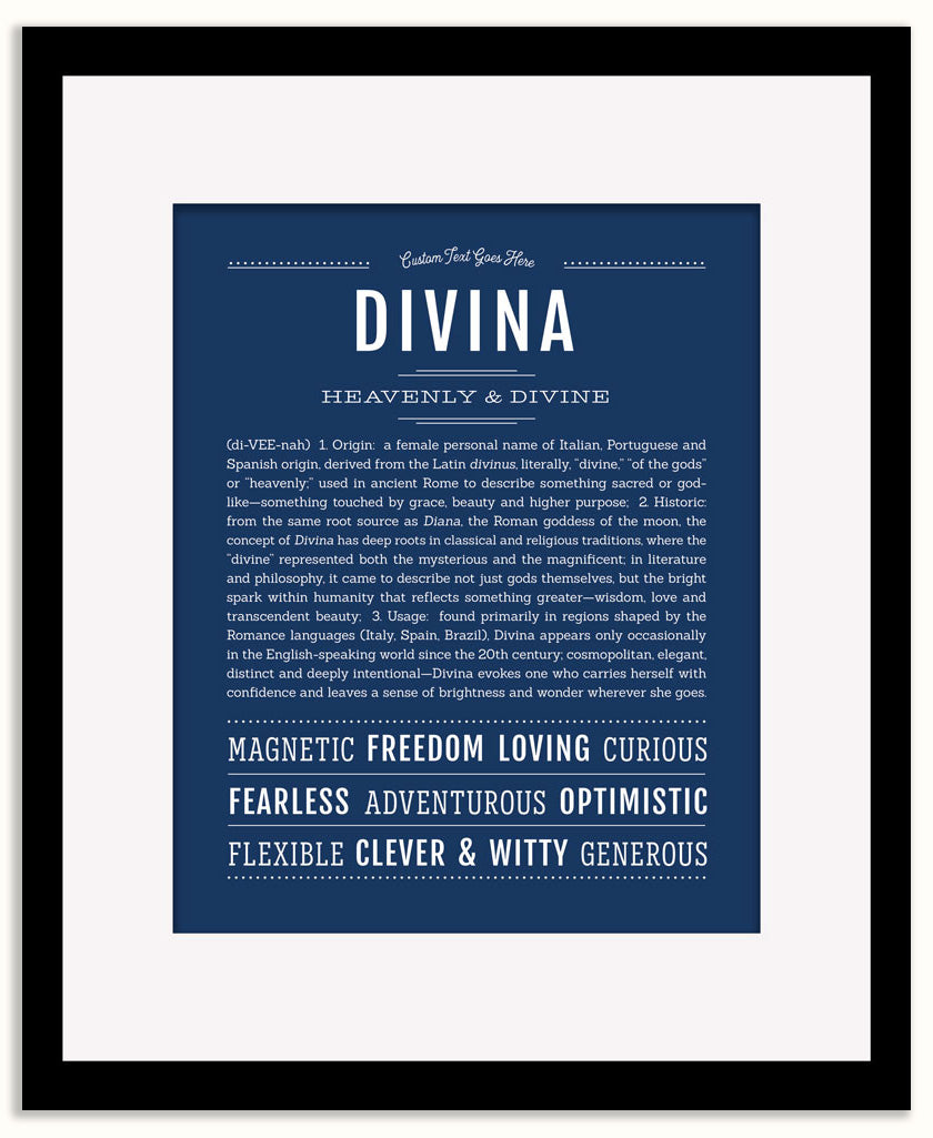 Divina | Name Art Print