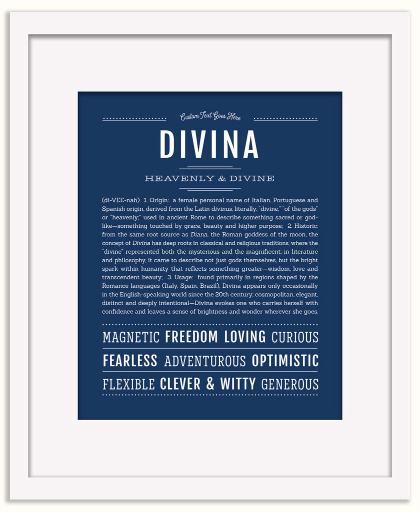 Divina | Name Art Print