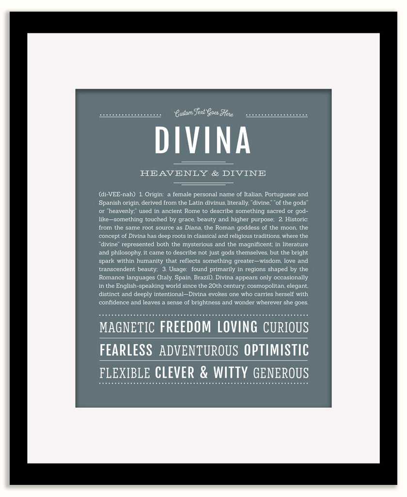 Divina | Name Art Print