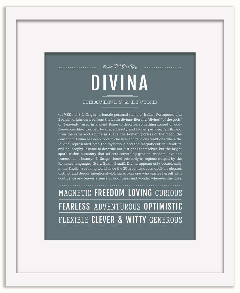 Divina | Name Art Print