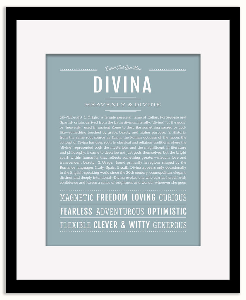 Divina | Name Art Print