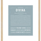 Divina | Name Art Print