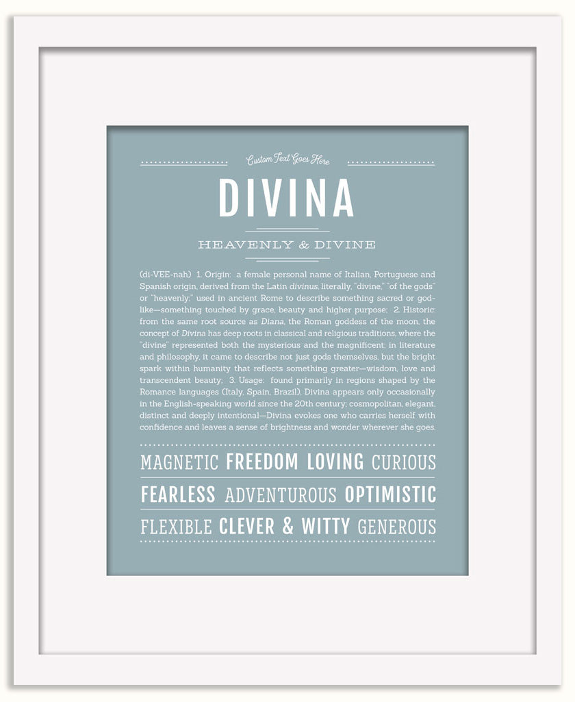Divina | Name Art Print