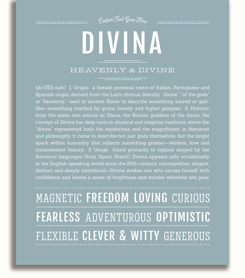 Frame Options | Powder Blue | White Frame, Matted