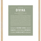 Divina | Name Art Print