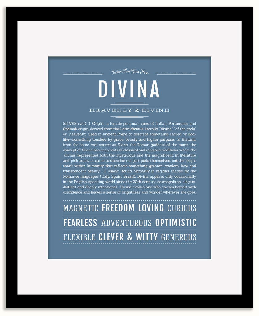 Divina | Name Art Print