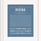 Divina | Name Art Print