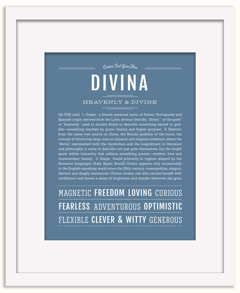 Divina | Name Art Print