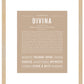 Divina | Name Art Print