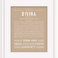 Divina | Name Art Print