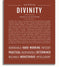 Divinity Personalized Name Meaning Art Prints – Name Stories