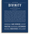 Divinity Personalized Name Meaning Art Prints – Name Stories