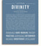 Divinity Personalized Name Meaning Art Prints – Name Stories