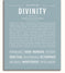 Divinity Personalized Name Meaning Art Prints – Name Stories