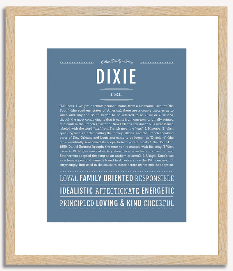 Dixie | Name Art Print