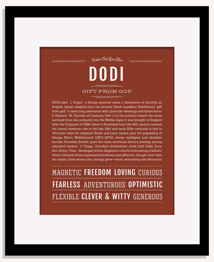 Dodi | Name Art Print