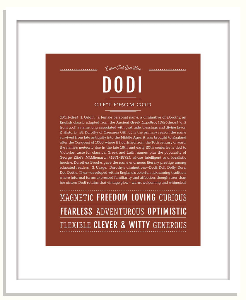 Dodi | Name Art Print