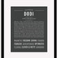Dodi | Name Art Print