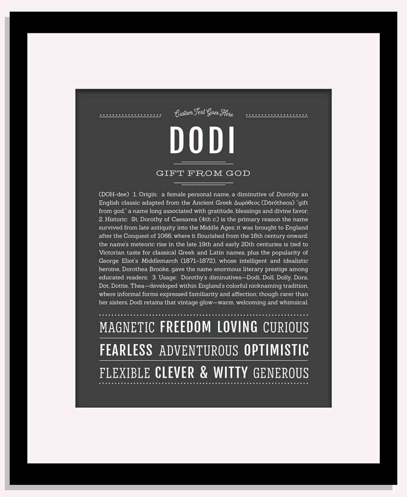 Dodi | Name Art Print
