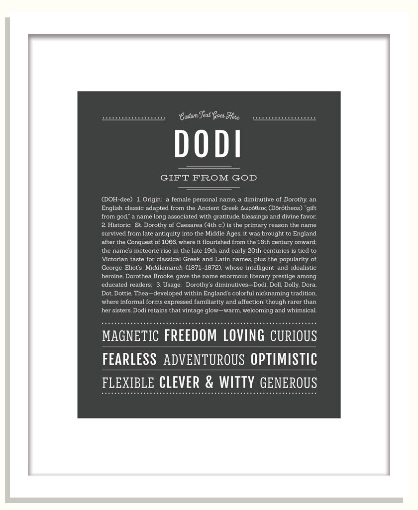 Dodi | Name Art Print