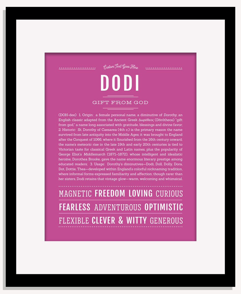 Dodi | Name Art Print