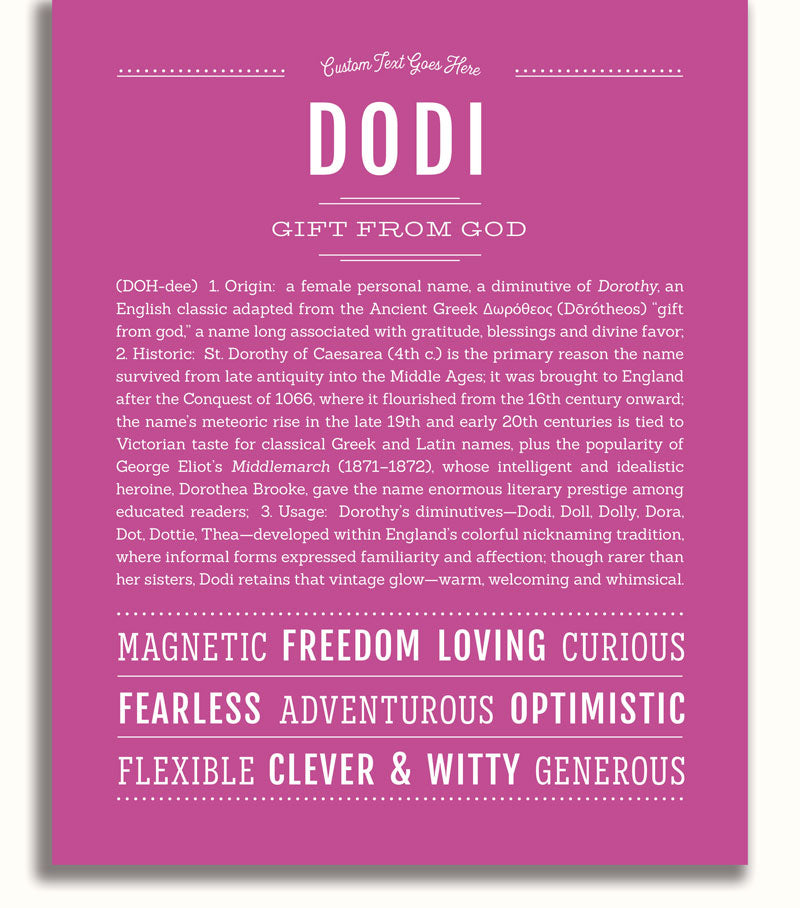 Frame Options | Dark Pink | White Frame, Matted