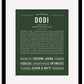 Dodi | Name Art Print