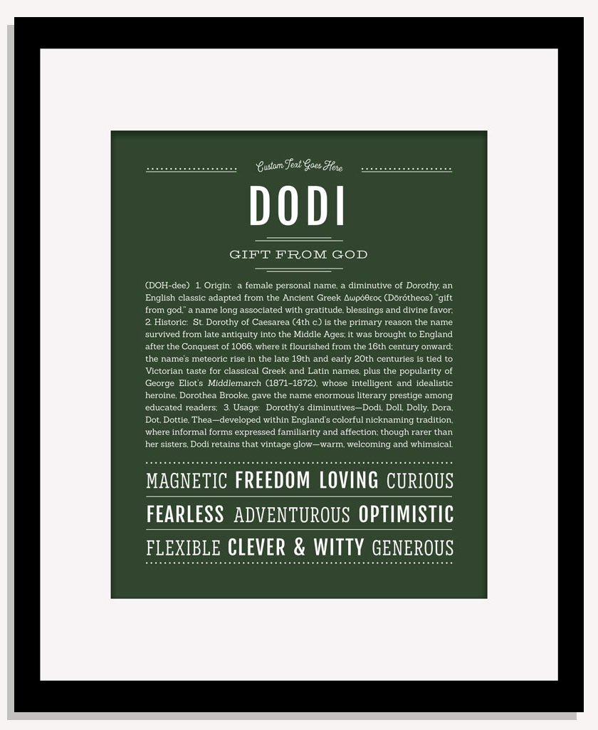 Dodi | Name Art Print
