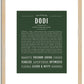 Dodi | Name Art Print