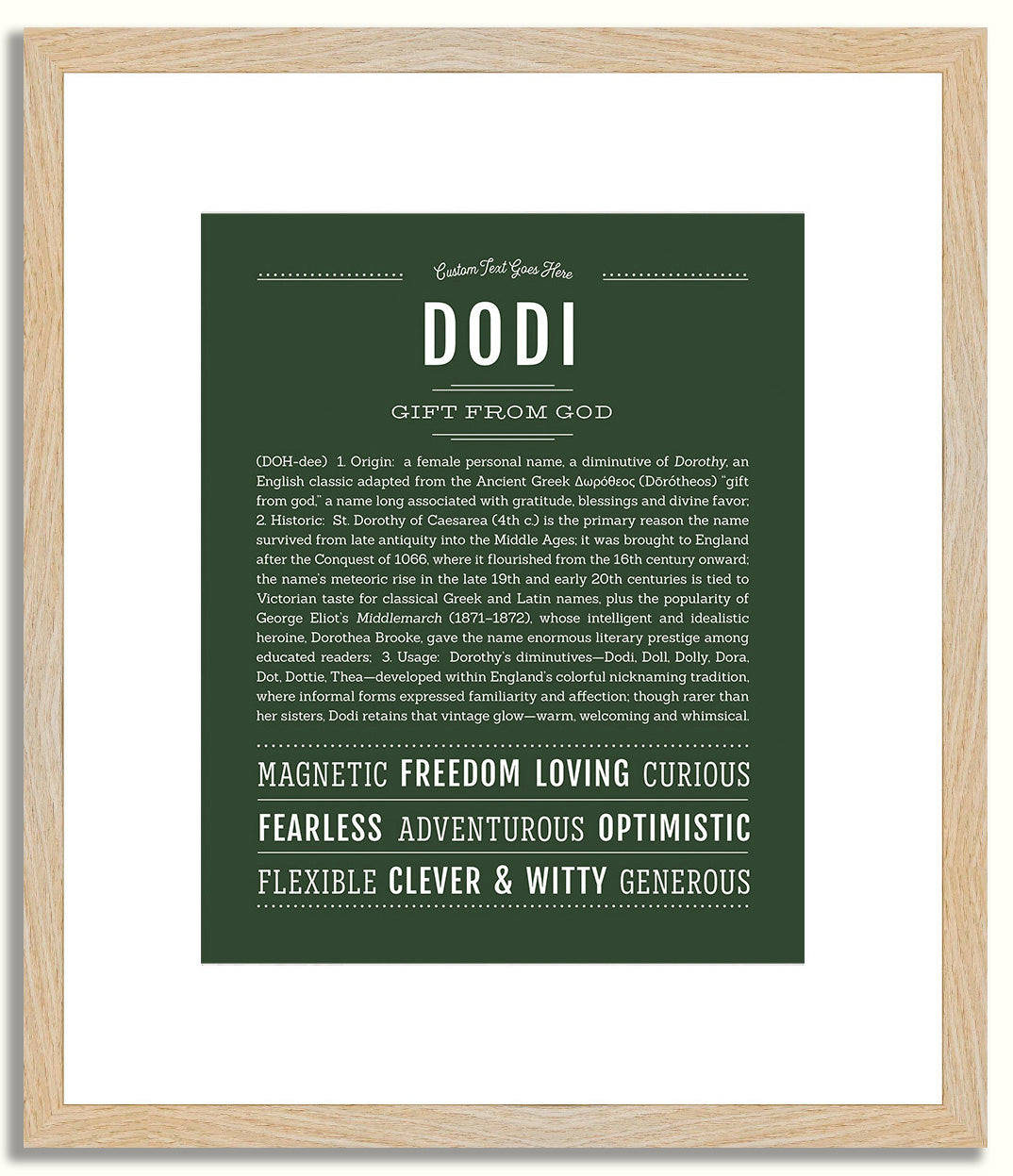 Dodi | Name Art Print
