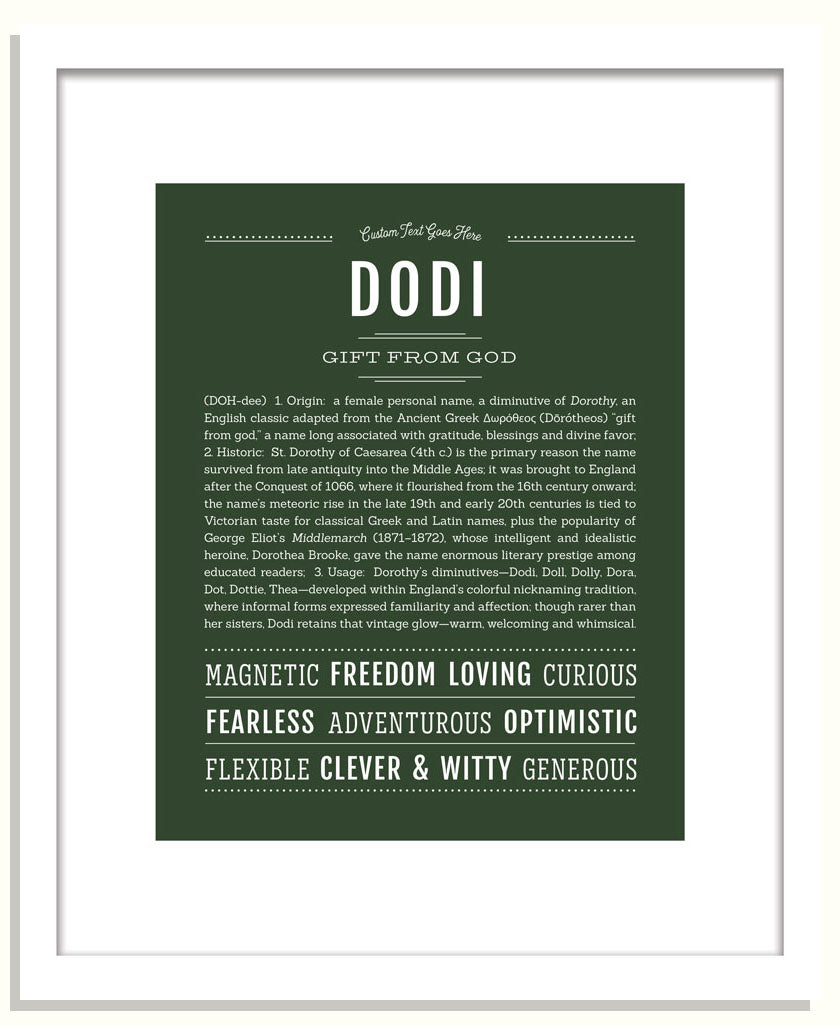 Dodi | Name Art Print