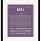 Dodi | Name Art Print