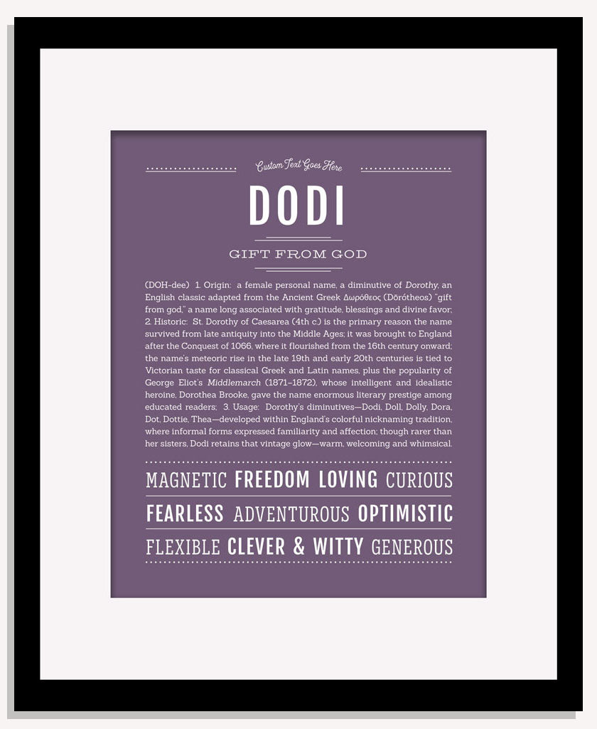 Dodi | Name Art Print