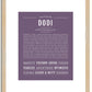 Dodi | Name Art Print