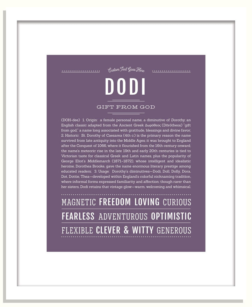 Dodi | Name Art Print