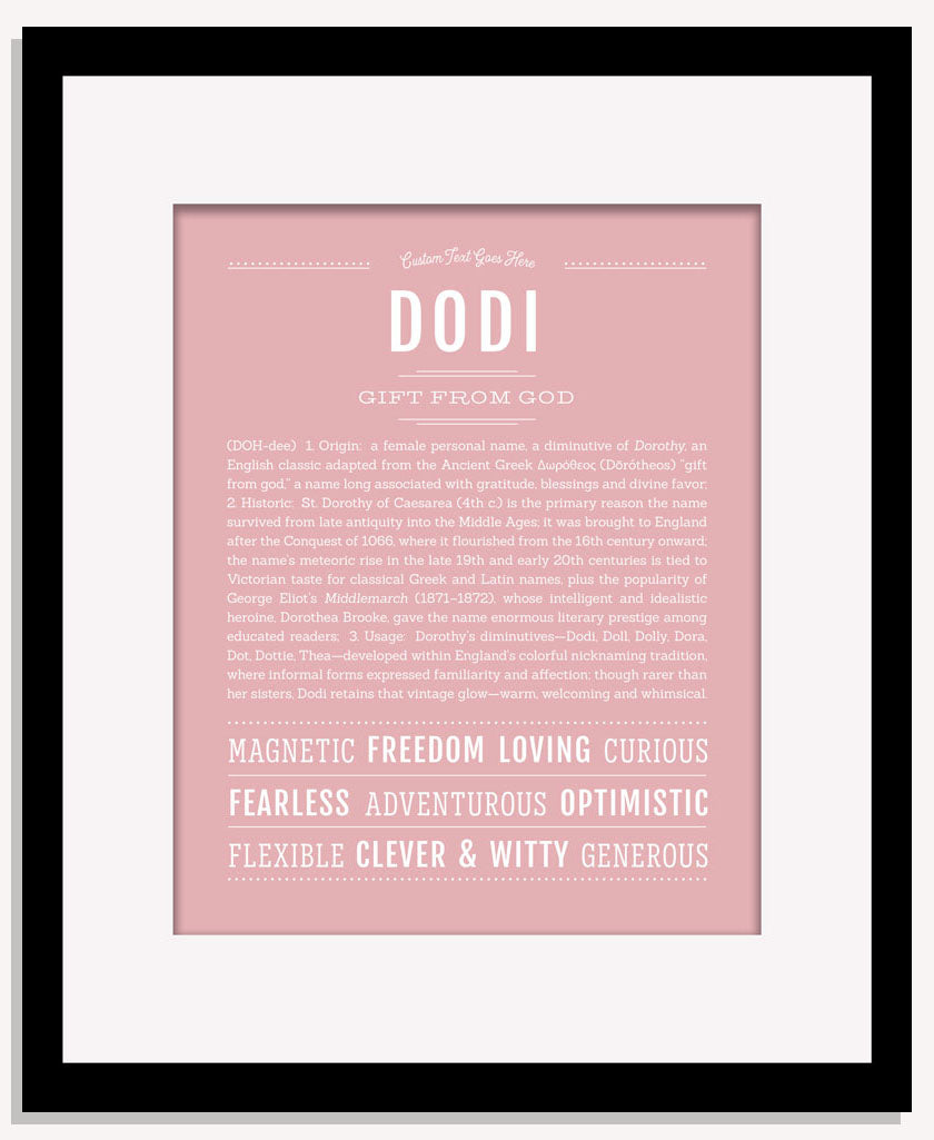 Dodi | Name Art Print
